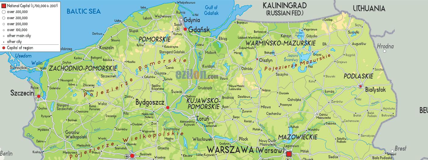 Karta Norra Polen – Karta 2020
